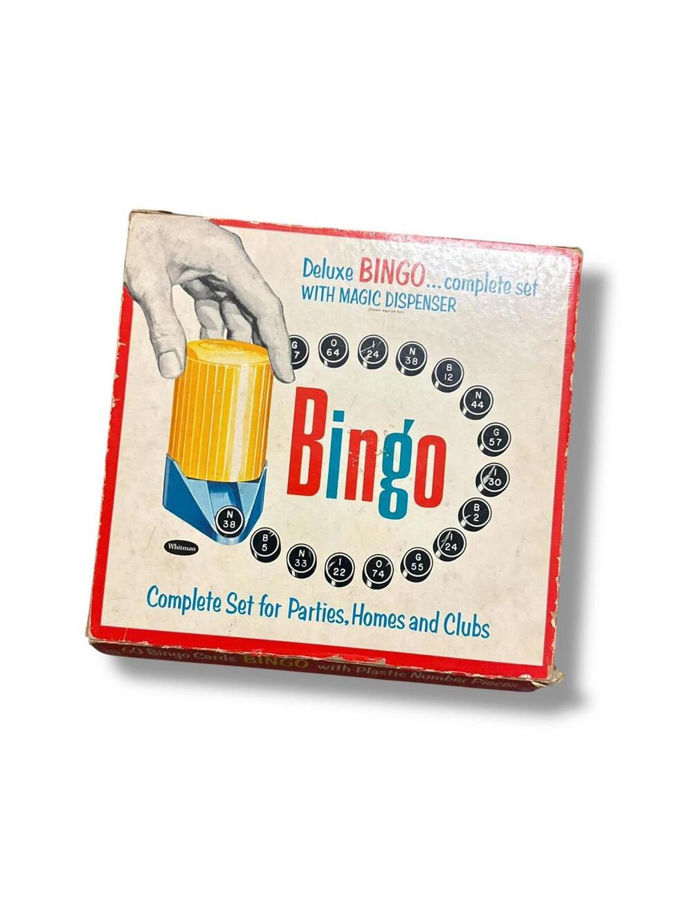 Vintage Deluxe Bingo With Dispensed Game
